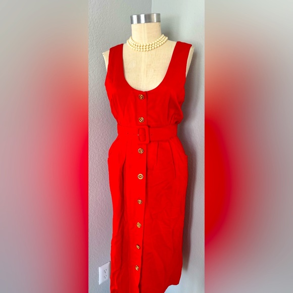 Patty O’Neil Dresses & Skirts - Vintage Patty O’Neil Buttondown Belt Dress 8